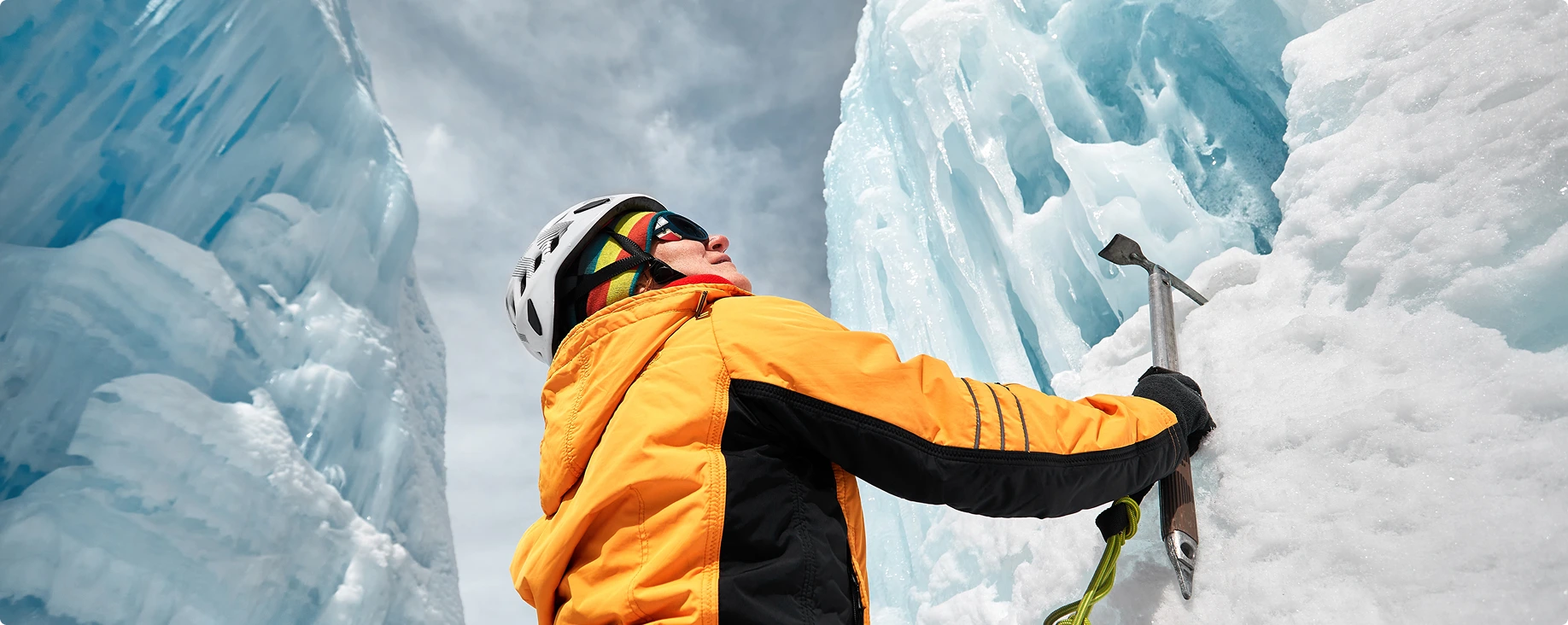 Person on the iceberg